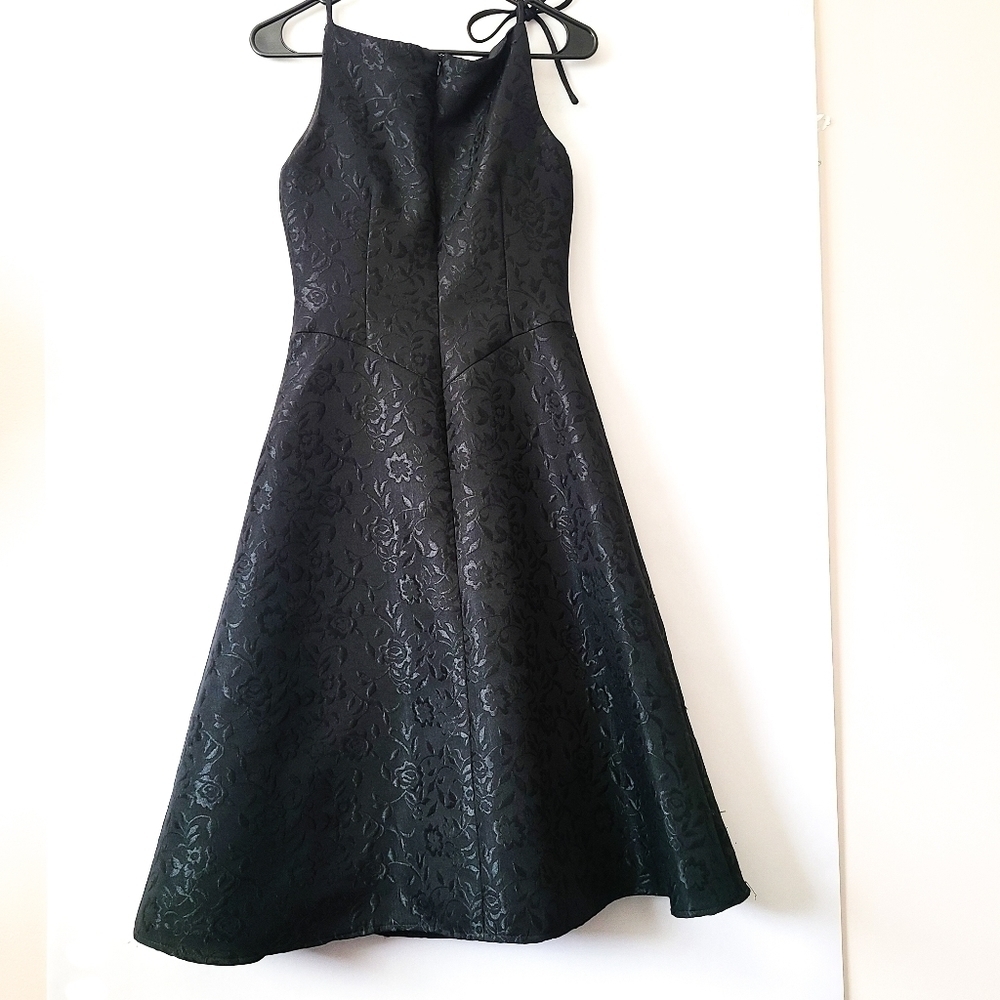 David Meister black Sleeveless dress Y2K Whimsigoth - Picture 2 of 11